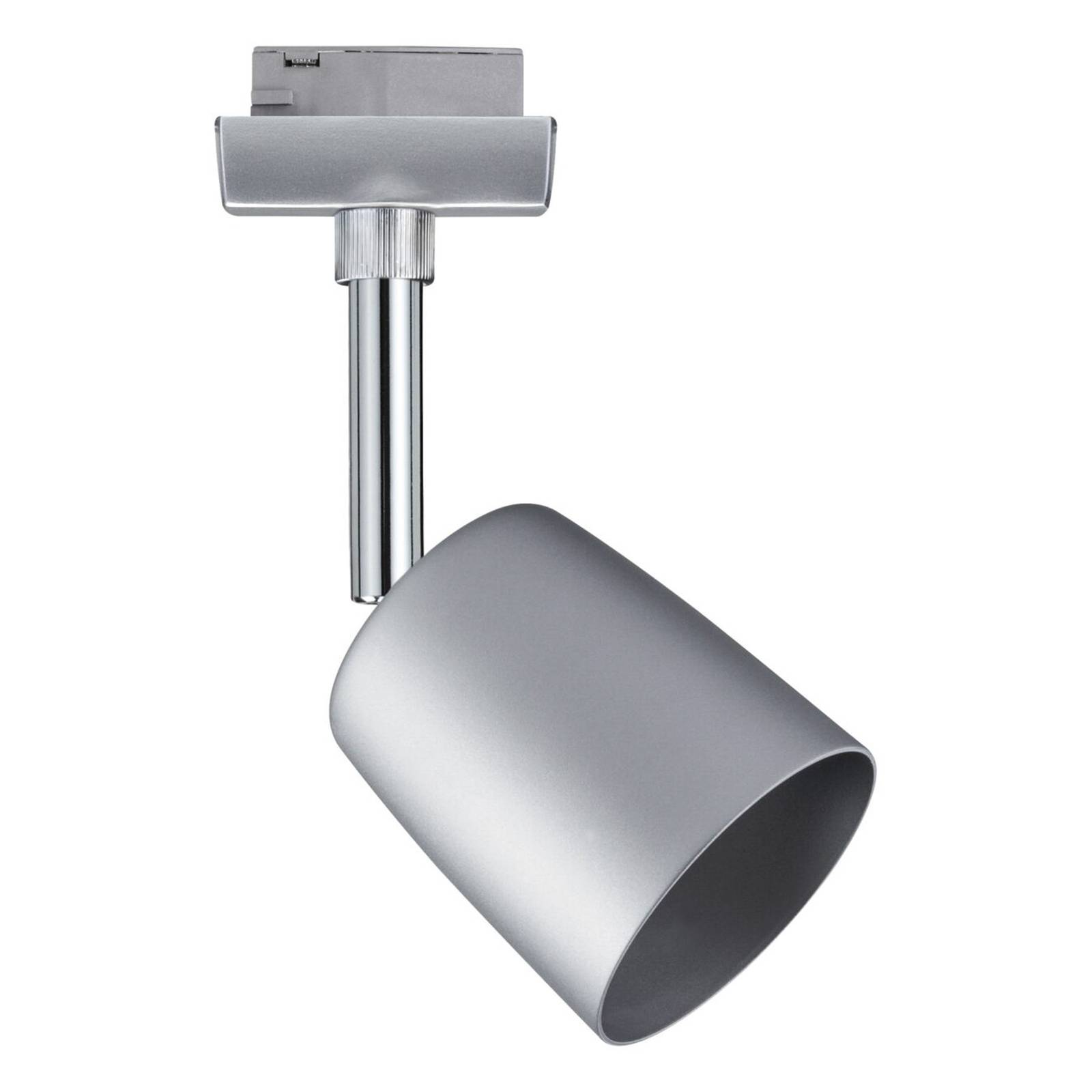 Paulmann URail Cover spotlight, matt chrome - Living / Dining Room - Tracking Light - dimmable - Silver