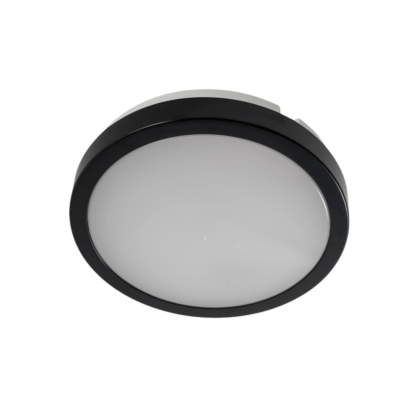 LED-Deckenleuchte Vera, schwarz, Kunststoff, Ø 22 cm, IP65