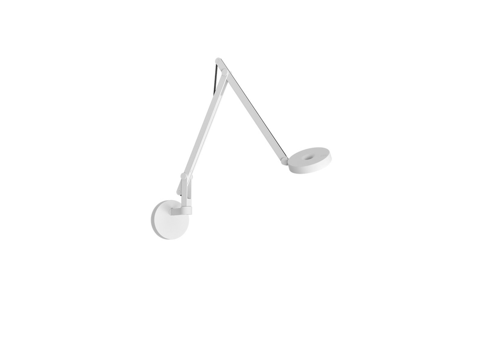 String W2 Mini Aplică de Perete DTW Matt White/Black - Rotaliana