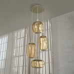 OSRAM hanging light Decor Needle Plate, beige, steel, 4-bulb, E27