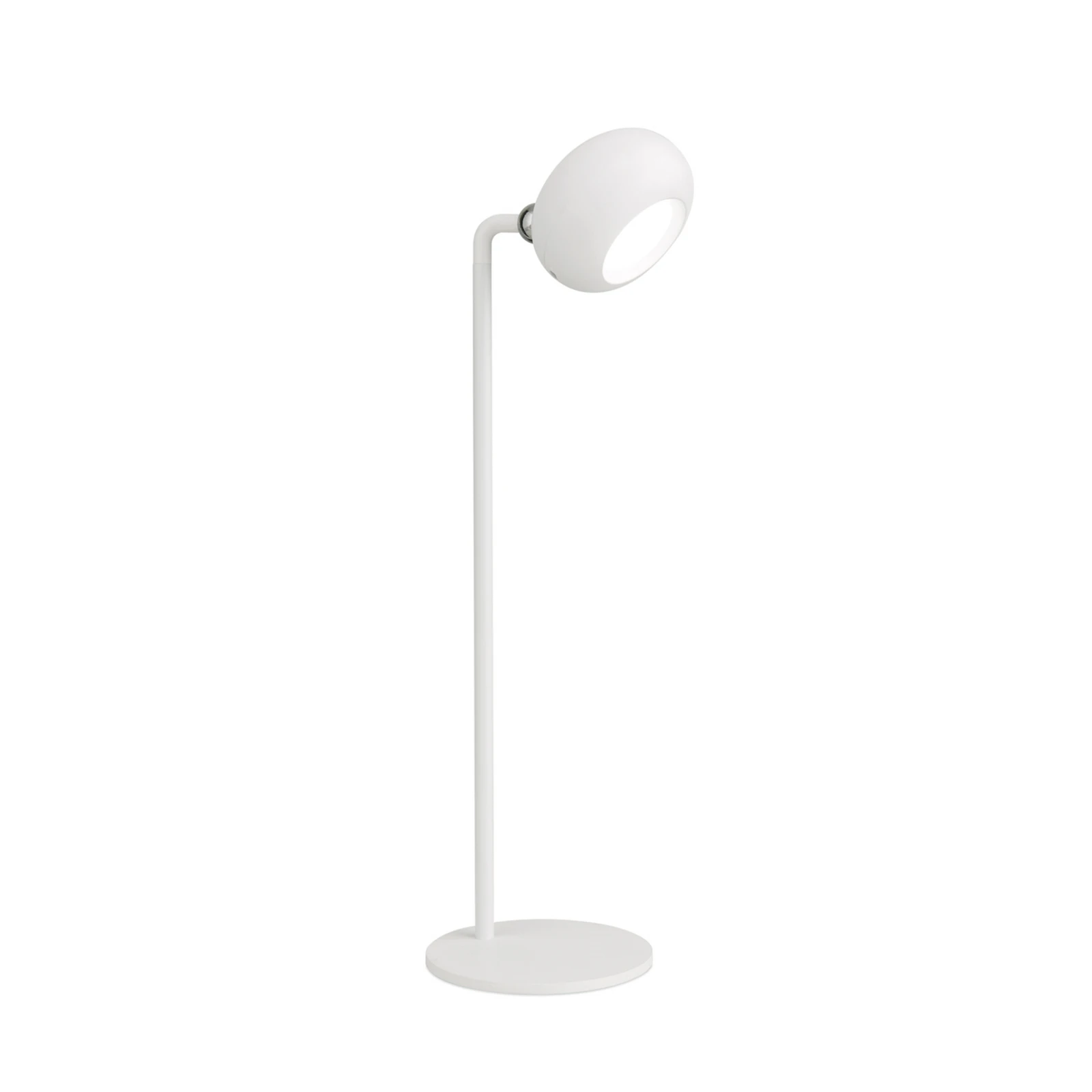 LED настолна лампа Kerby, бяла, височина 40 cm, стомана/алуминий, CCT
