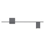 Vibia Structural 2610 LED stenska svetilka, temno siva