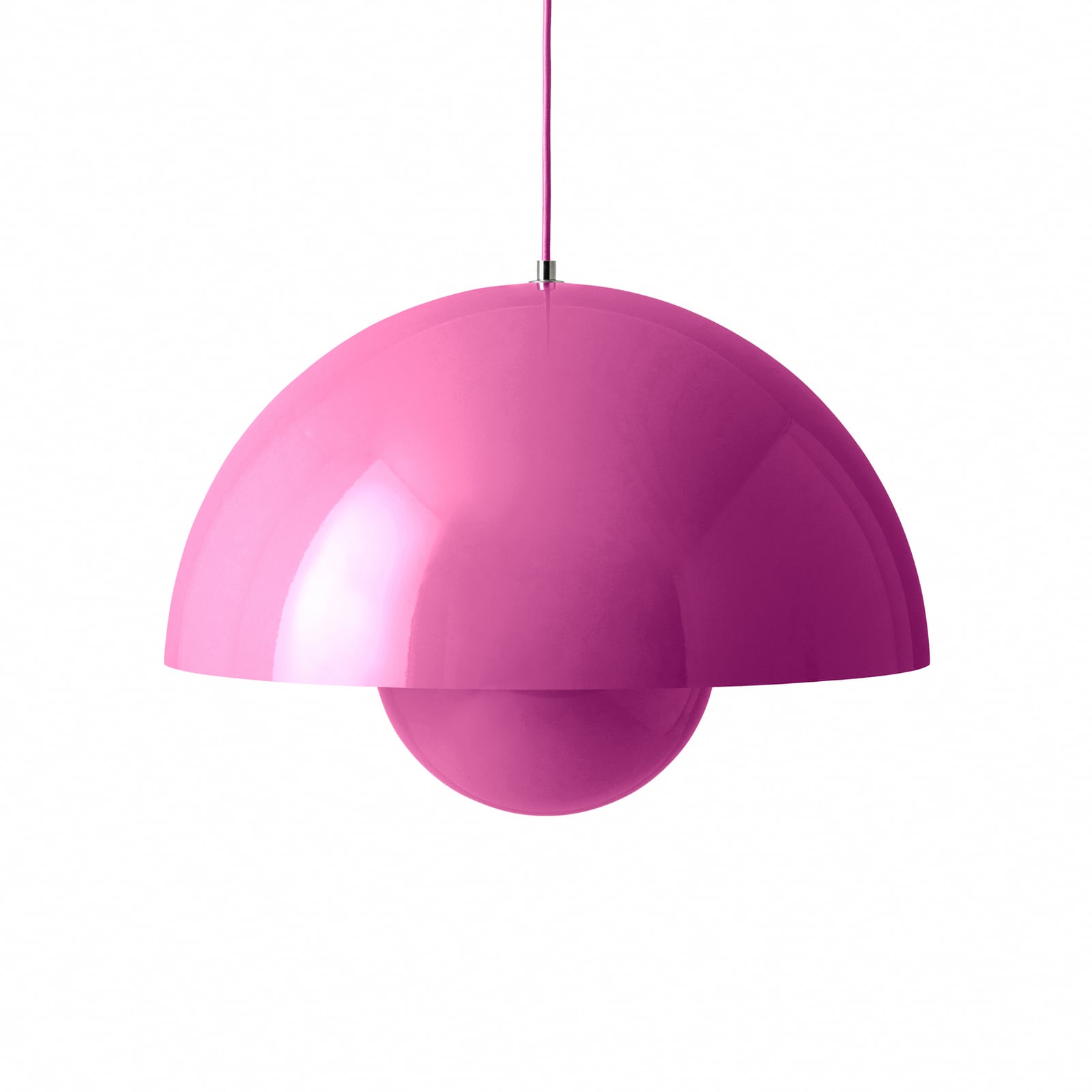 Lampada a sospensione Flowerpot VP2, Ø 50 cm, rosa - &TRADITION