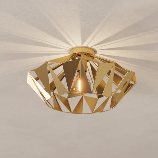 EGLO Carlton Deckenleuchte, gold