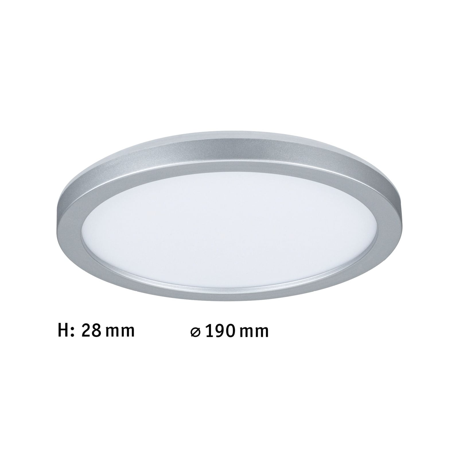 Atria Shine LED-paneeli, kromi, halkaisija 19 cm, 3000 K, päälle/pois, IP20, Atria Shine LED-paneeli, kromi, halkaisija 19 cm, 3000 K, päälle/pois, IP20,