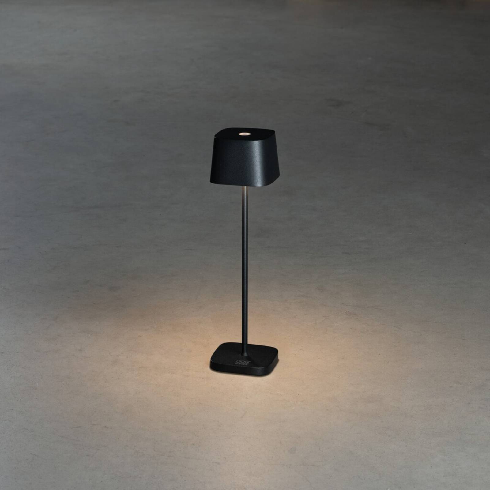 Lampa stołowa LED Capri-Mini zewnętrzna, czarna