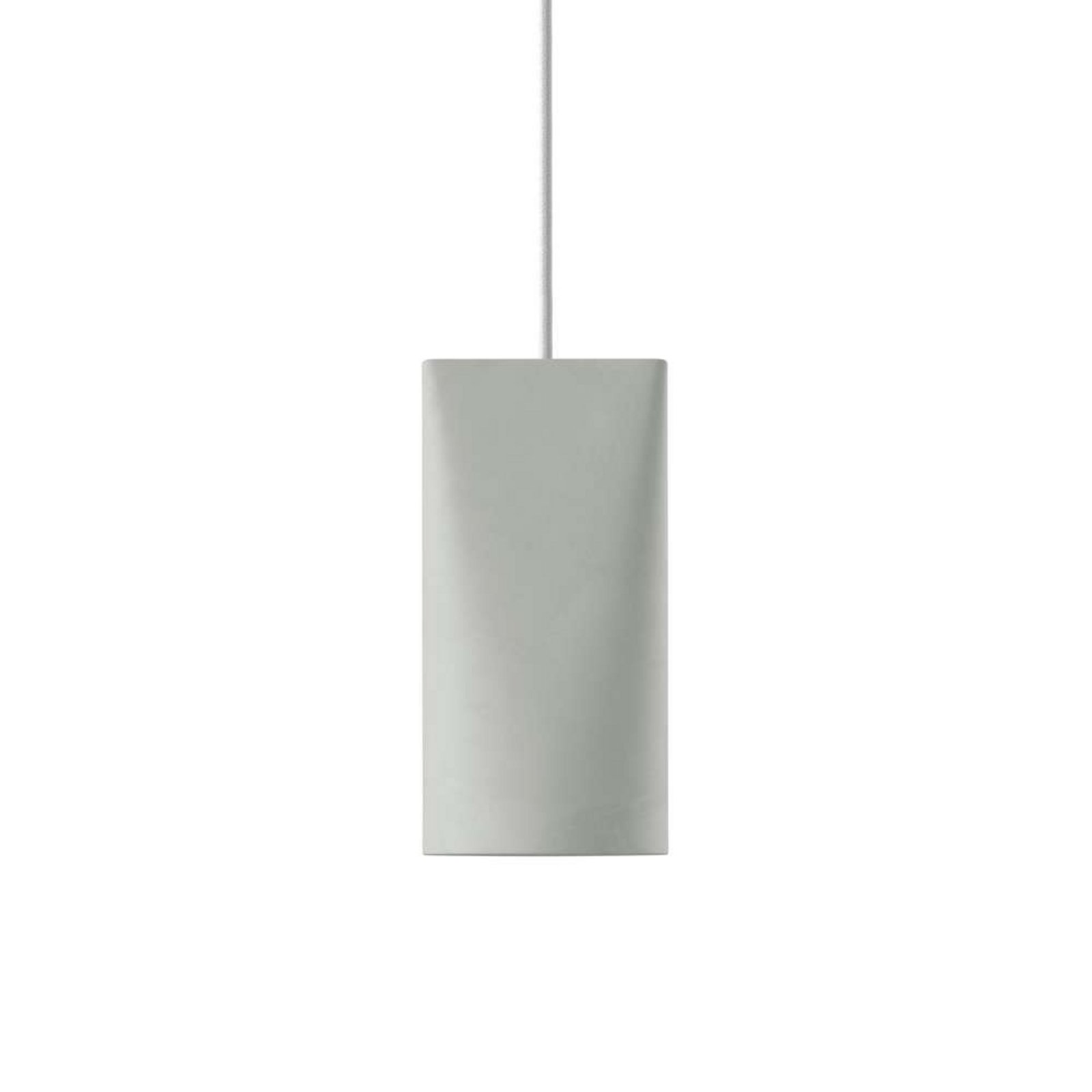 Ceramic Narrow Pendant Light Grey - Moebe