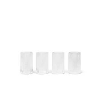 Ripple Verrines Set of 4 Clear - Ferm Living