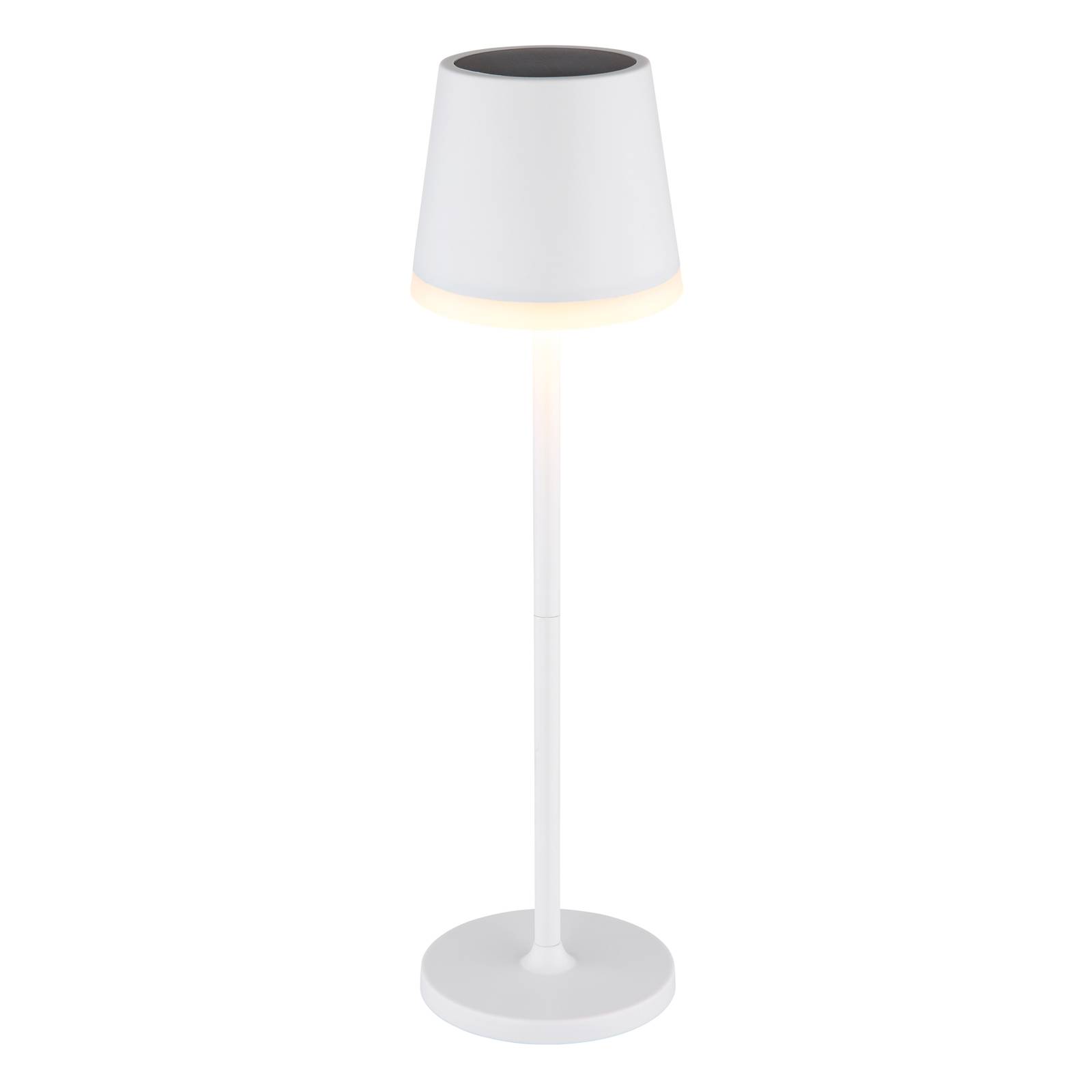 Solar-Tischlampe 36637, IP44, weiß