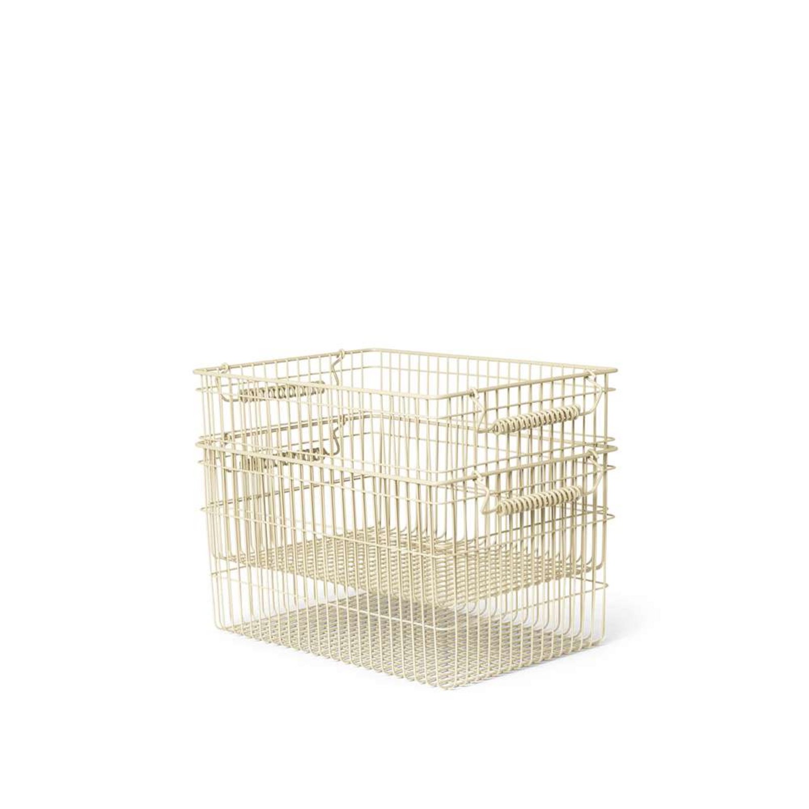 Cala Stackable Baskets Set of 2 Cashmere - Ferm Living