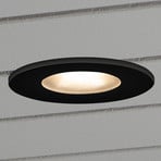 7875 LED recessed light outdoor ceiling, black