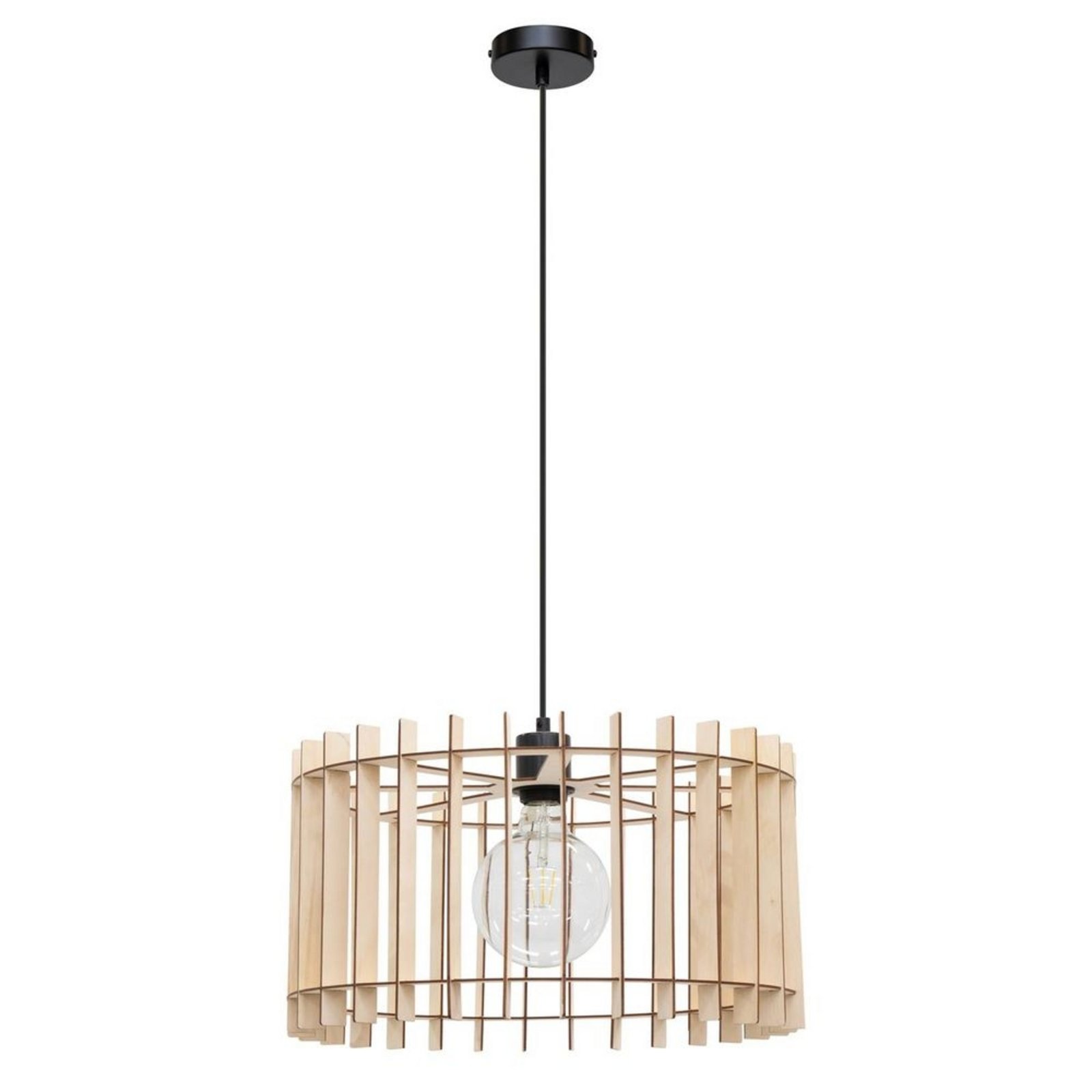 Mors Lustră Pendul Black/Wood - Envostar