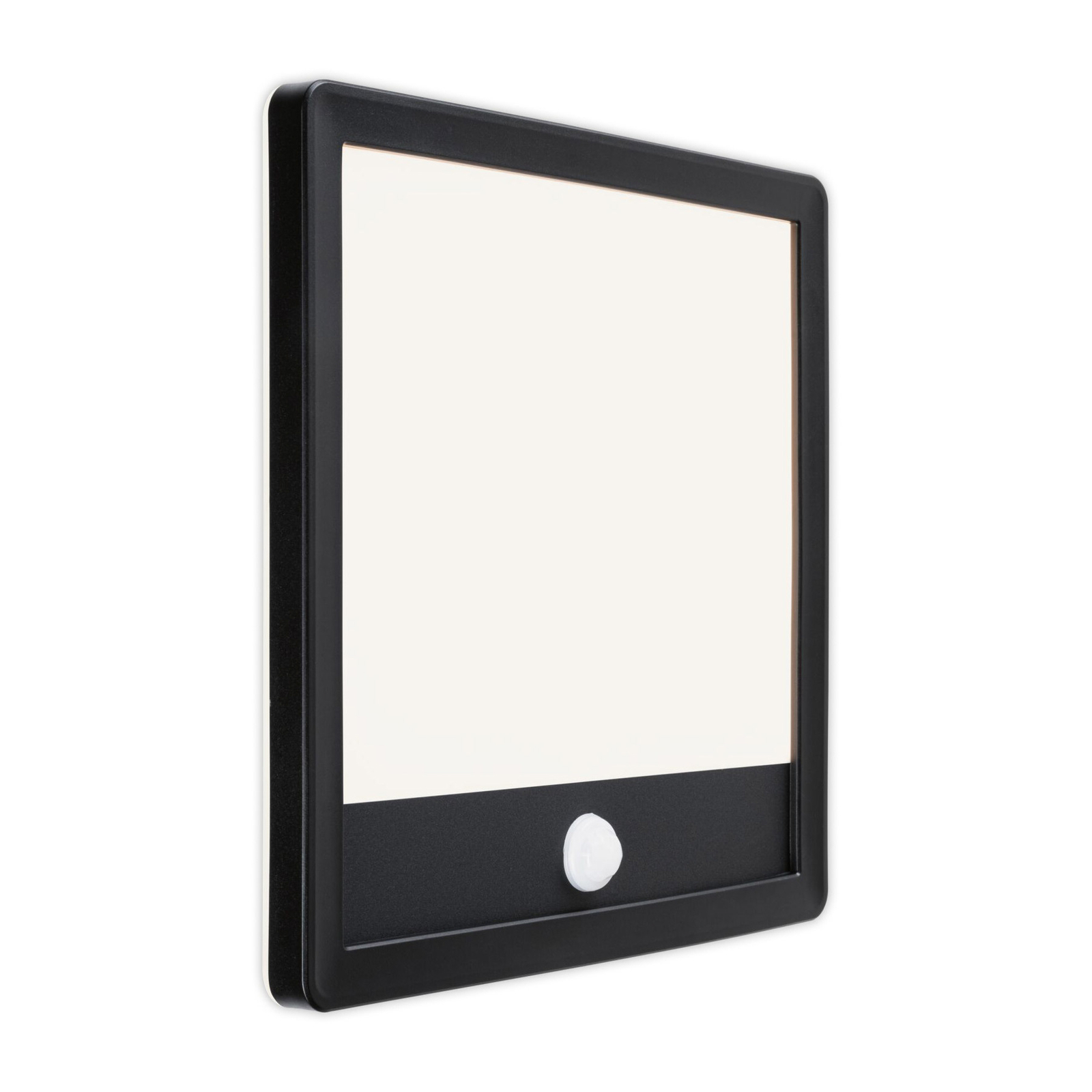 Lamina Aplique de Pared/Lámpara de Techo Exterior con Sensor Square SWR Negro - 