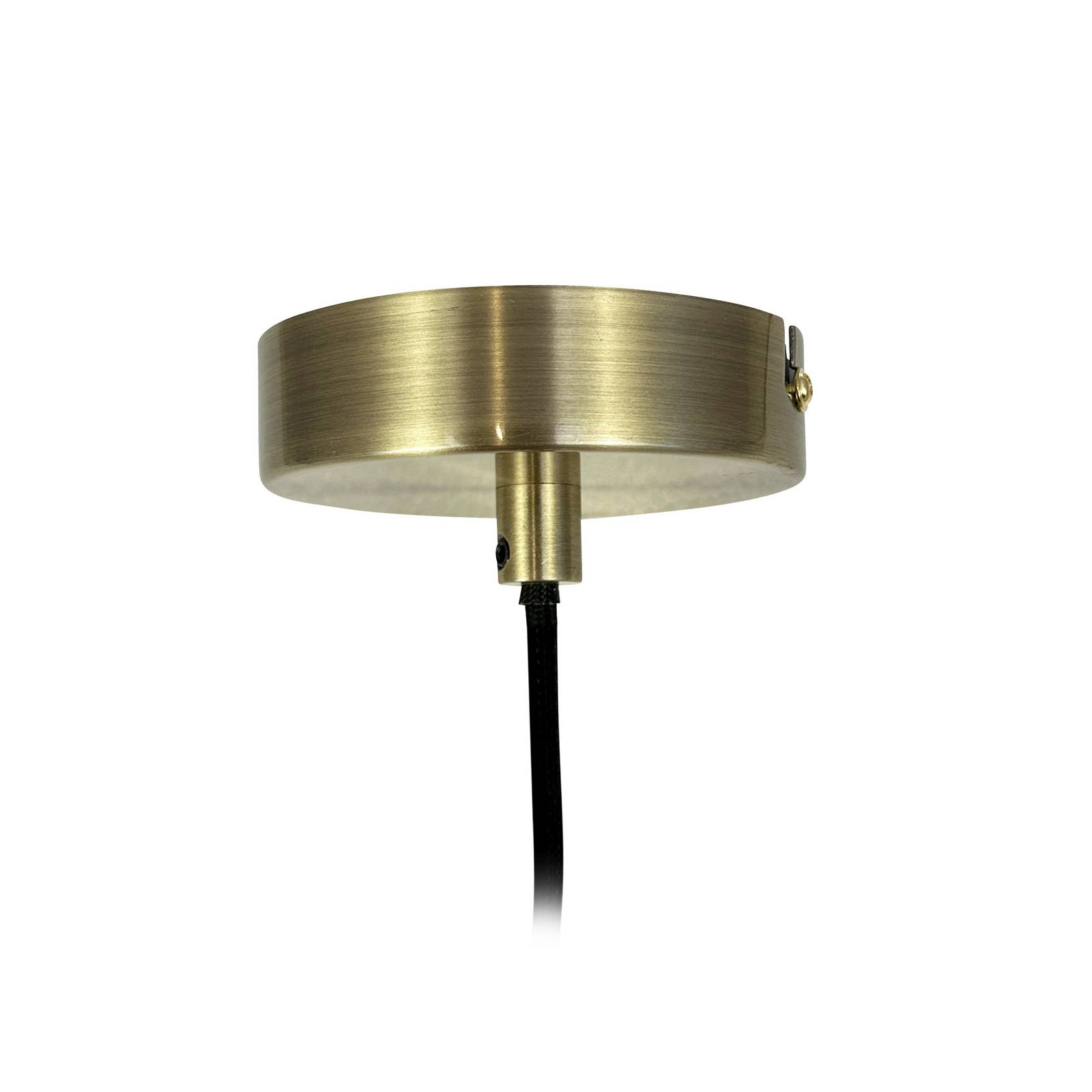 Lampa wisząca Dyberg Larsen Bistro, Ø 30 cm, przezroczysta, szkło