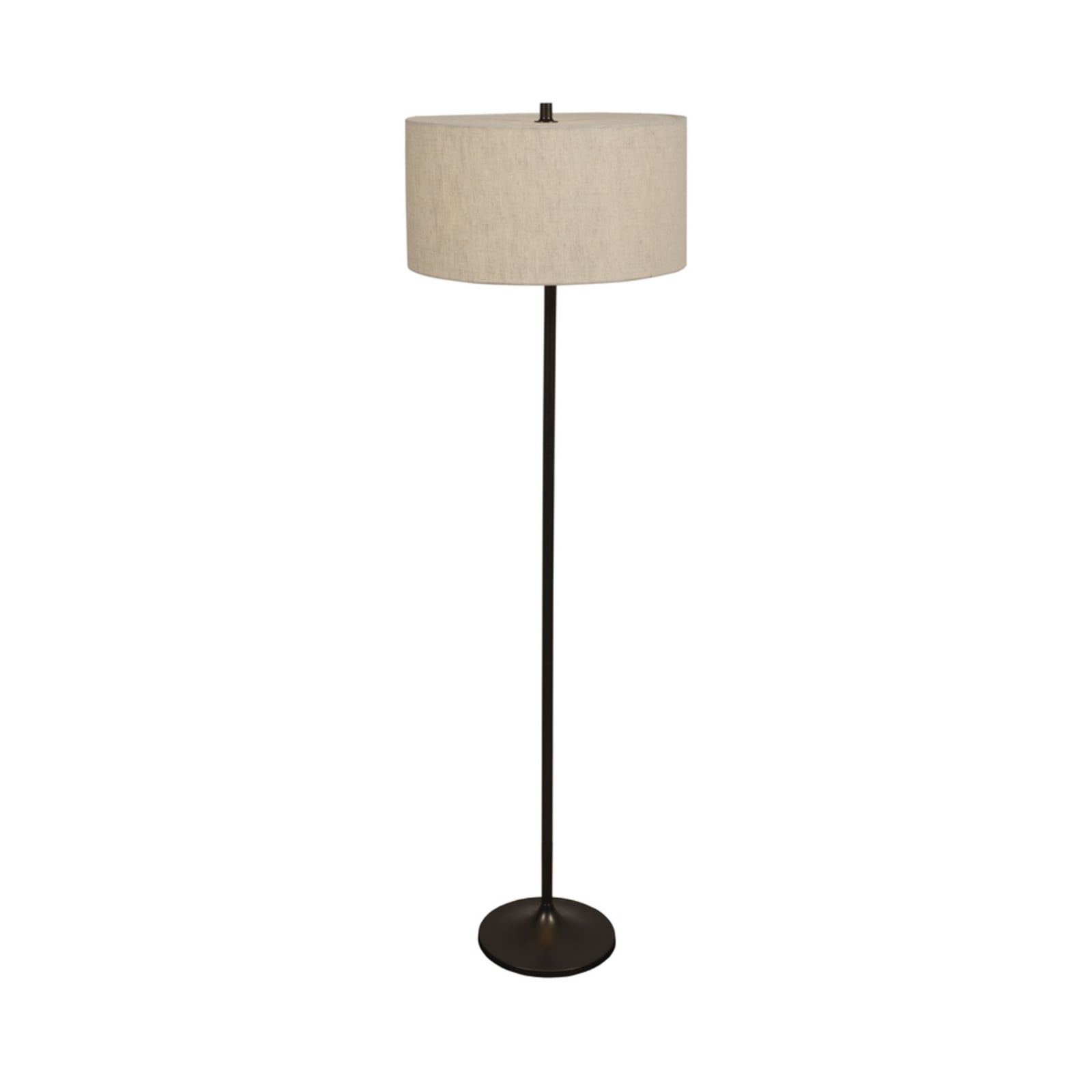 Piantana Soft, color naturale/bronzo, altezza 149,5 cm, lino - Belid