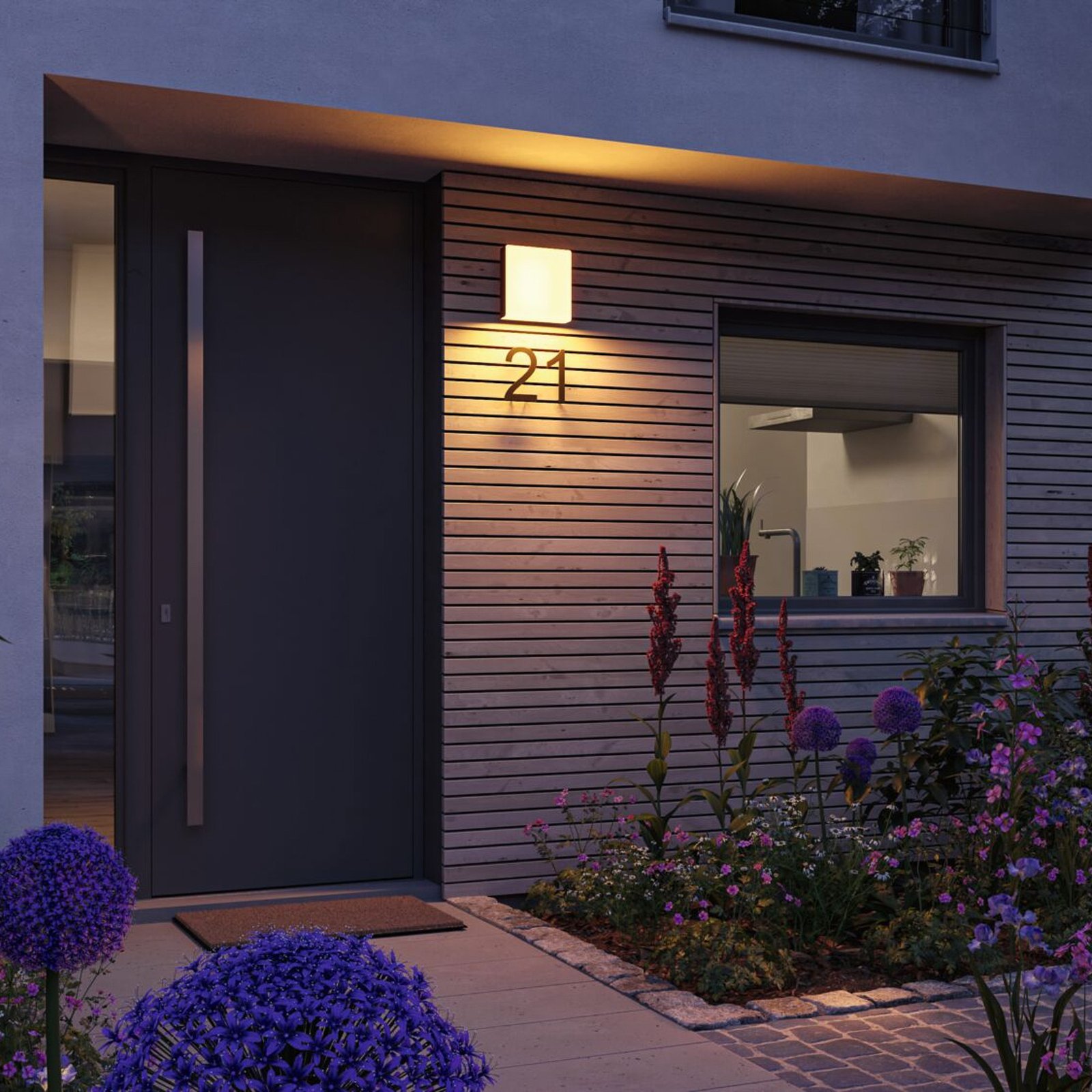 Azalena Outdoor Wall Lamp SWR Anthracite - Paulmann