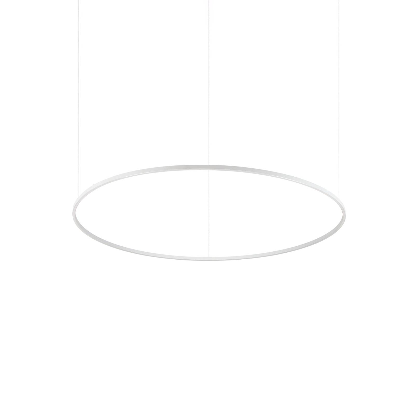 Ideallux Ideal Lux Suspension LED Oracle Slim blanc 4.000 K Ø 150 cm