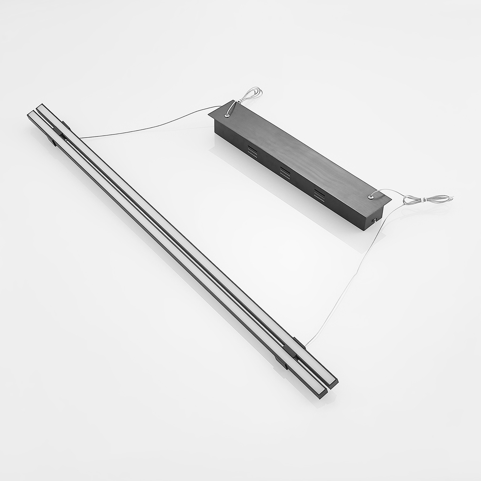 Lucande Tarium LED függő lámpa, alumínium