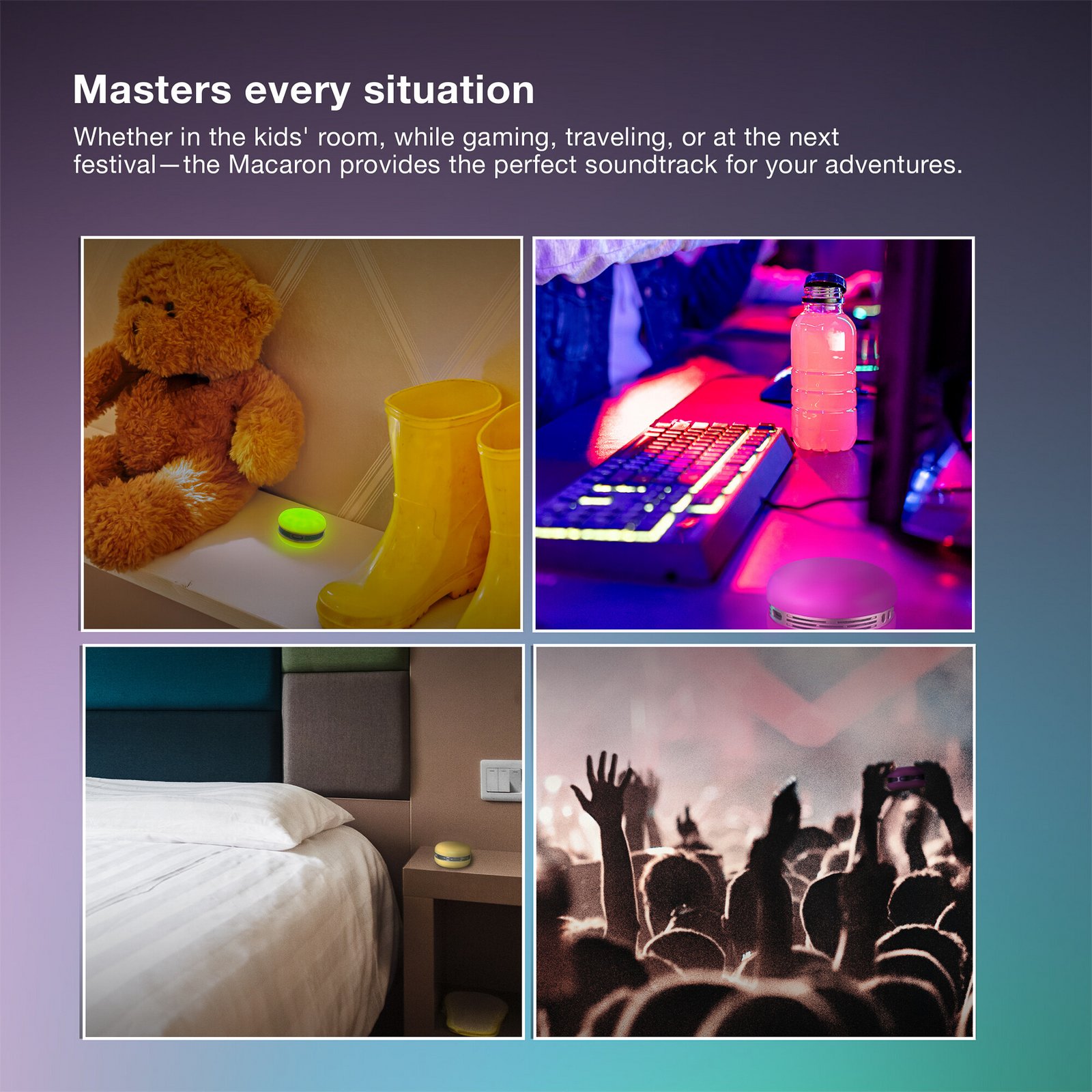 OSRAM SMART+ Bluetooth LED-kaiutin MACARON, keltainen, akku