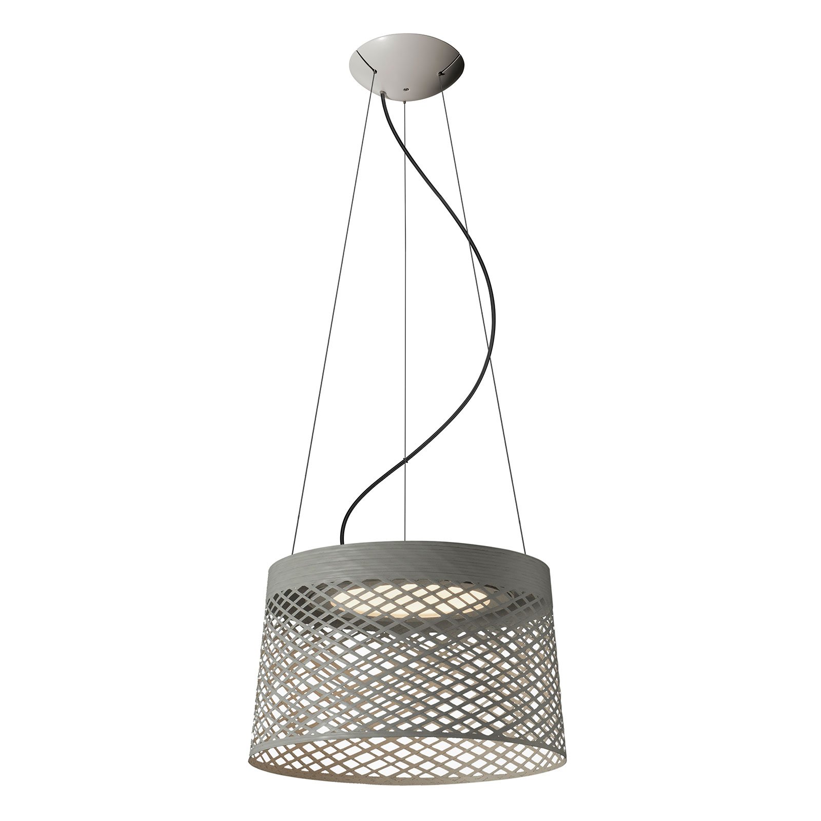 Foscarini Twiggy Grid LED závěsné světlo, šedá