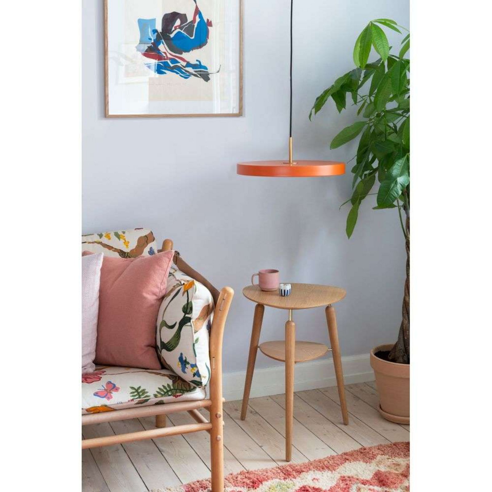 Asteria Mini Lustră Pendul Orange/Steel Top - UMAGE