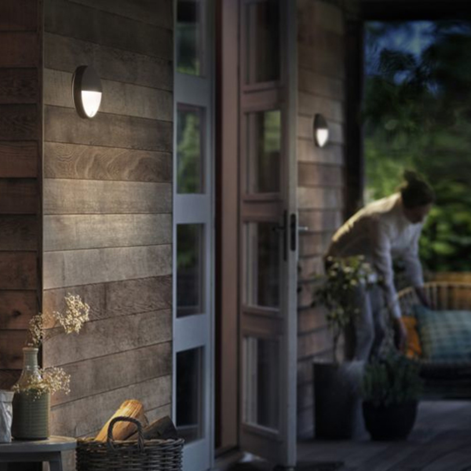 Capricorn - LED outdoor wall light with sensor