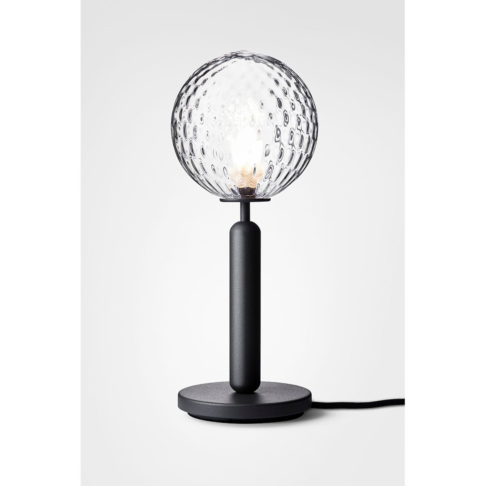 Miira Stolní Lampa Rock Grey/Optic Clear - Nuura