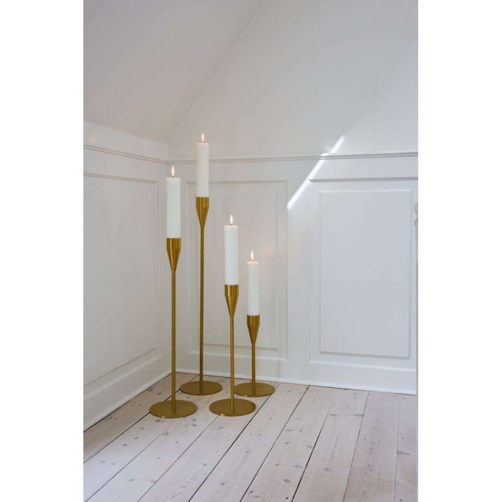 Saturn Maxi Candle Holder H80,5 Brass - Piet Hein