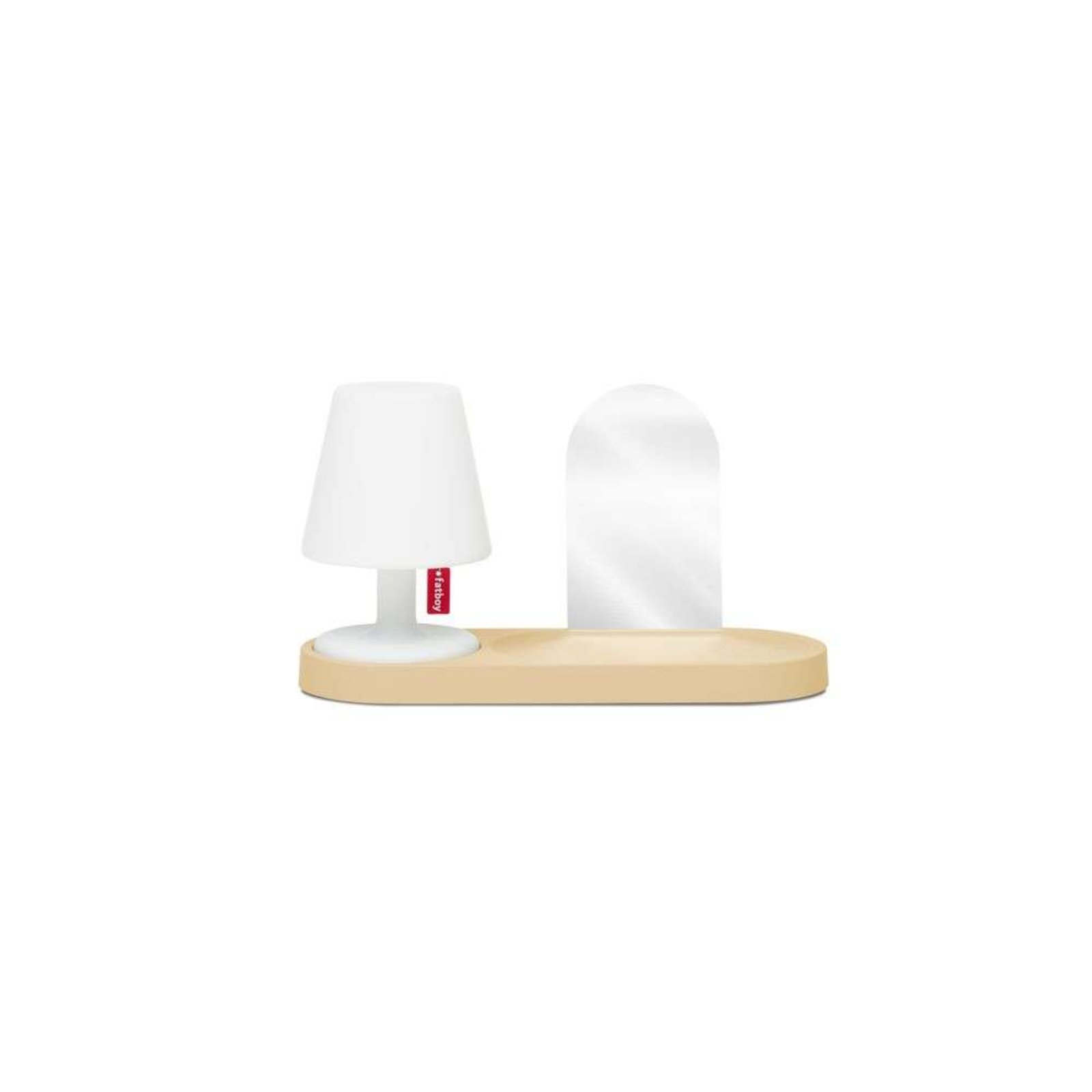 Edison the Petit Portable Lampada da Tavolo w/Residence Sandy Beige - Fatboy®