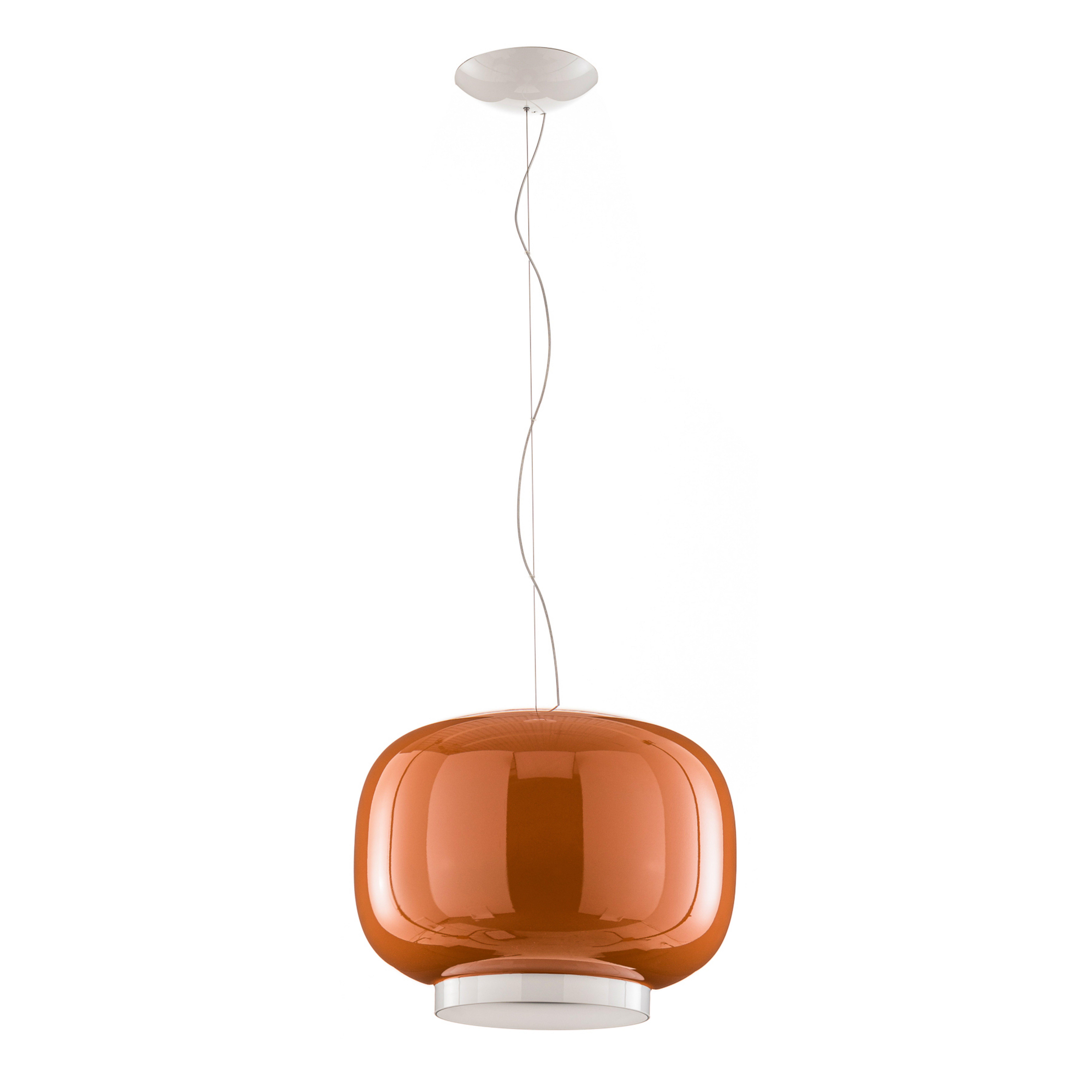 Chouchin 1 suspension LED, orange - Foscarini