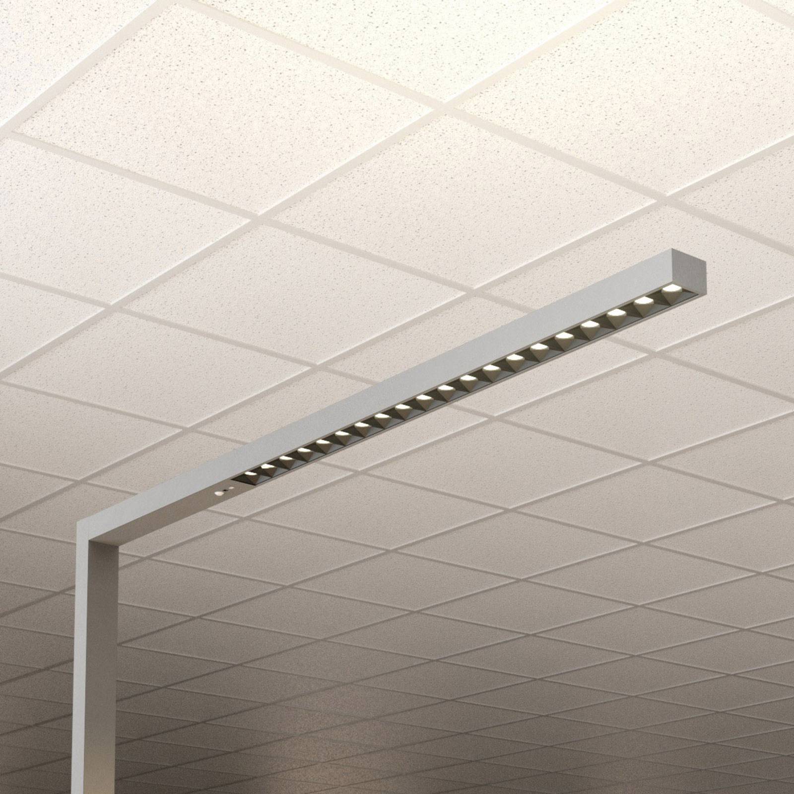 Lampa stojąca biurowa LED Laris srebrna 3000-6000K