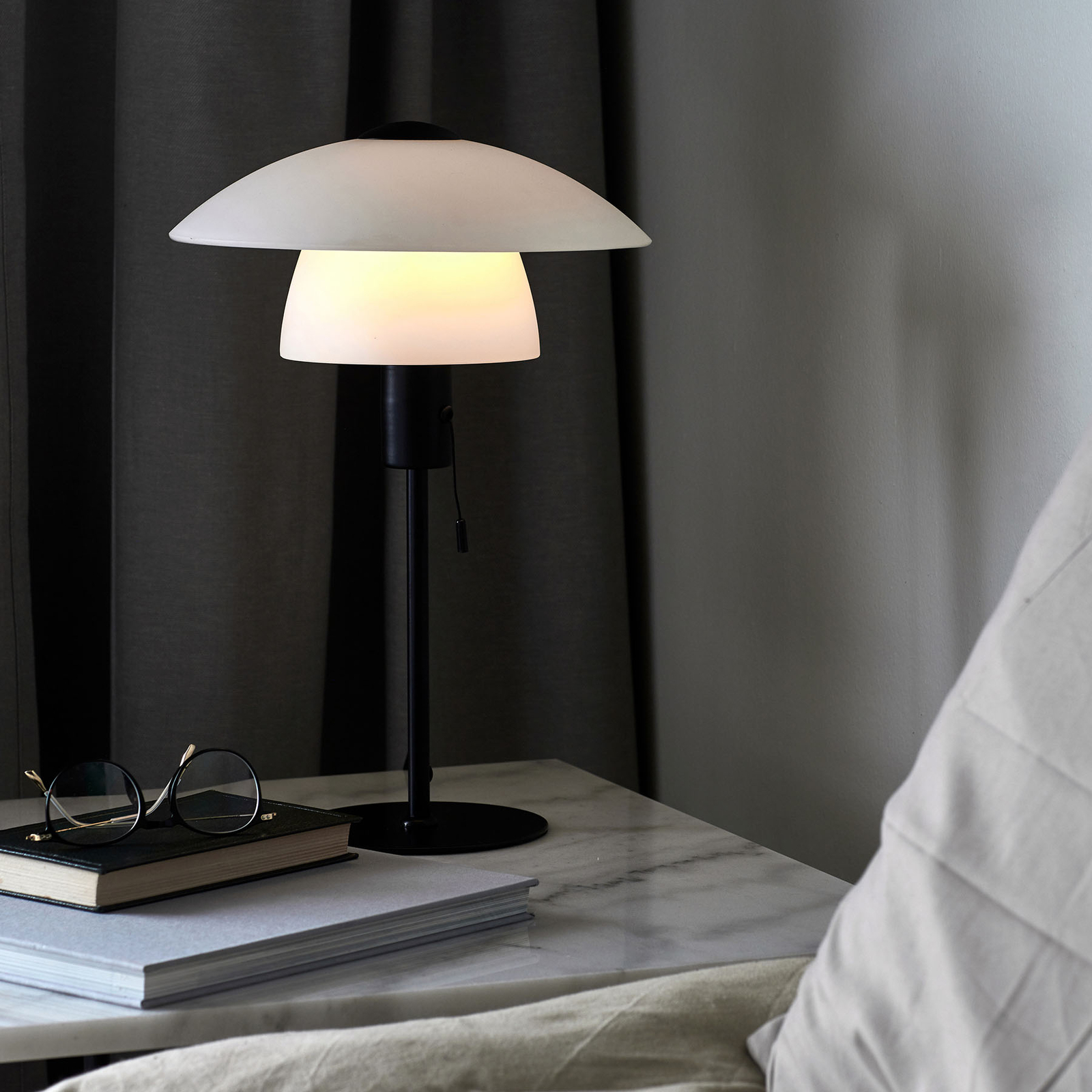 LED Schreibtischleuchte Schreibtischlampe mit Dimmer CLASSIC Weiß 5W Nordlux