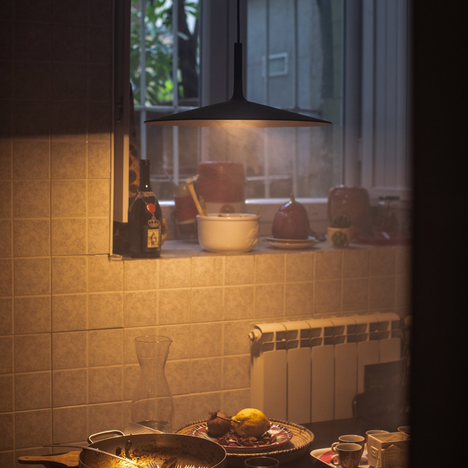 Aplomb Large lampada LED a sospensione, marrone - Foscarini