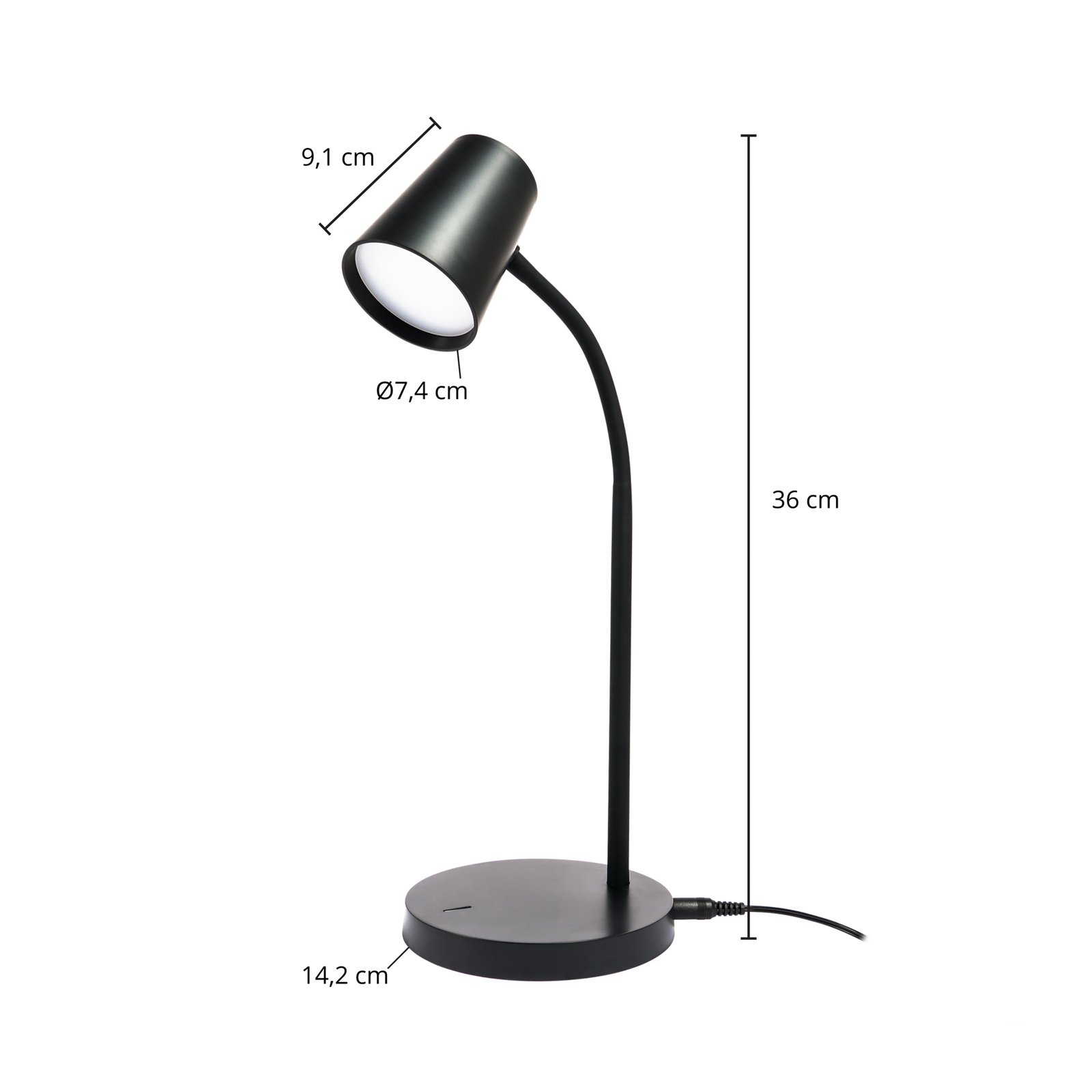 Ailina LED Table Lamp Black - Lindby