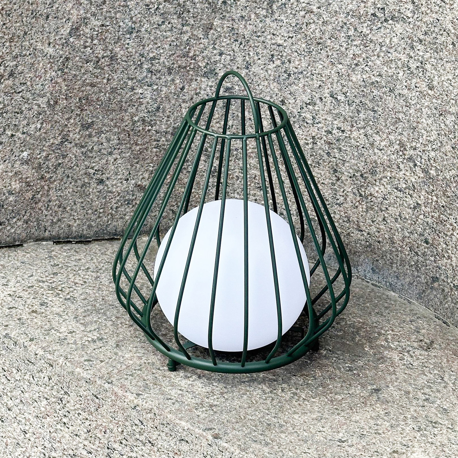 Dyberg Larsen LED-Akku-Tischlampe Evesham, Metall