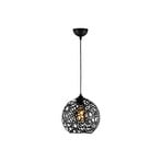 Suspension Fellini MR-785 à 1 lampe Ø 25cm noir