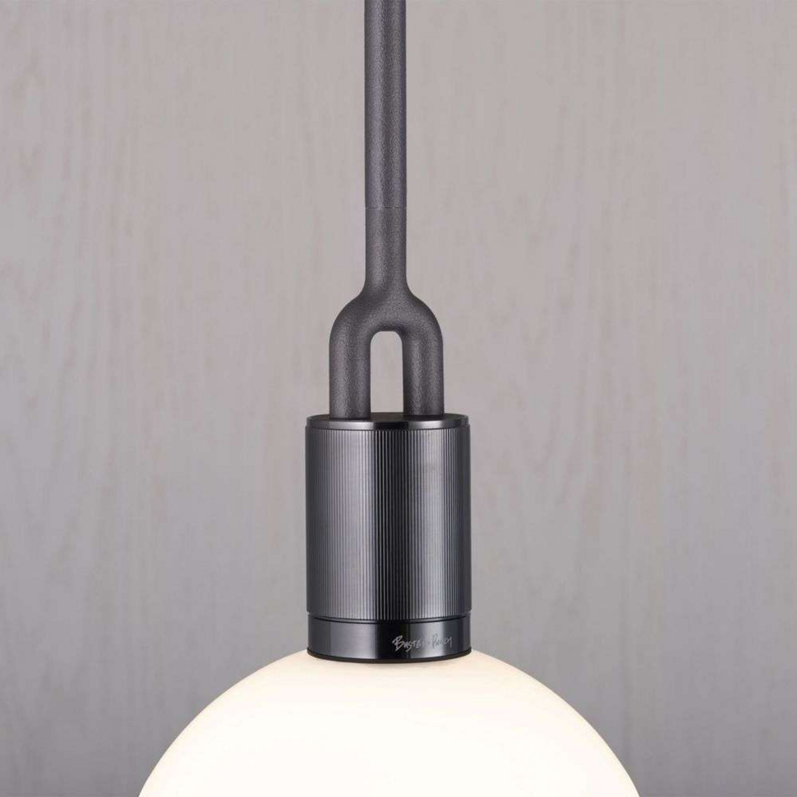 Forked Globe Lustră Pendul Dim. Medium Opal/Gun Metal - Buster+Punch