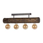 Beam 4 Plafonnier Dark Pine Wood - Envostar