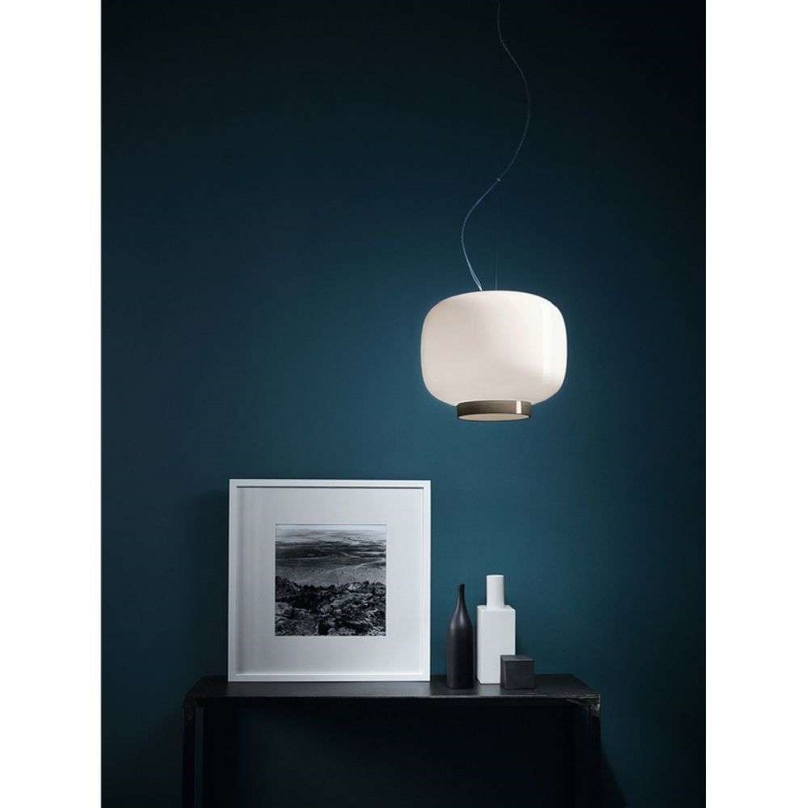 Chouchin 3 Reverse LED Lustră Pendul Dimmable 10m White/Grey - Foscarini