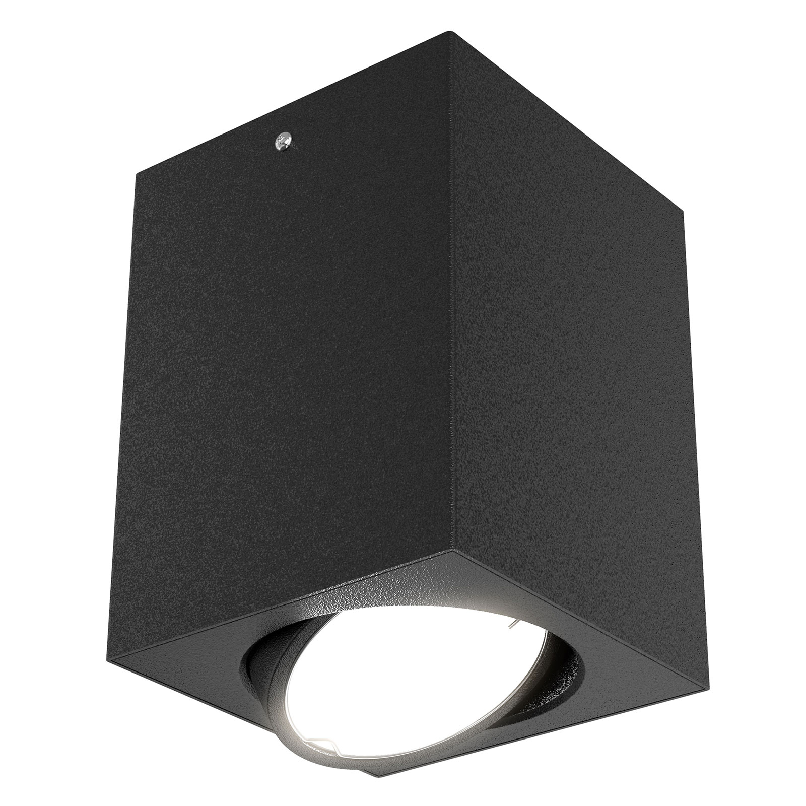 Brilonger 7120 LED downlight with GU10 bulb, black, for Living / Dining Room, metal, GU10, 5 W, energy efficiency: A+, L: 8 cm, W: 8 cm, H: 10.5 cm