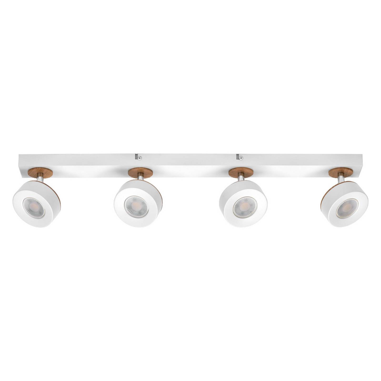 Reflektor sufitowy LED OSRAM PLUTO, biały, 4 spots, metalowy, 3000 K