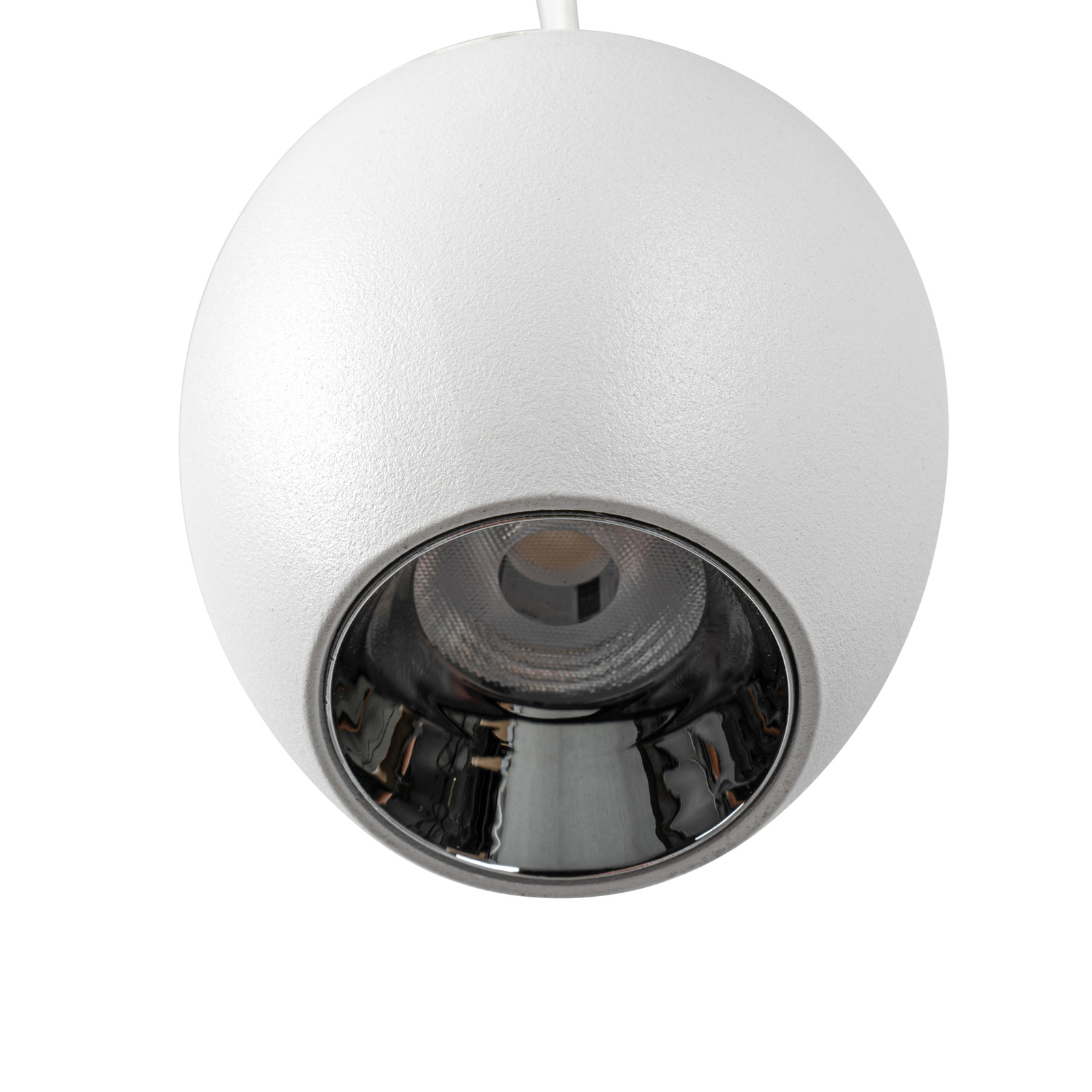 Lindby LED-Pendelleuchte Lumaro, weiß, Ø 6,2 cm, 48V