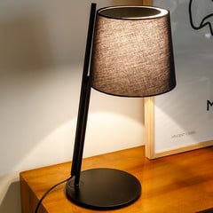 LEDS-C4 Clip lampada da tavolo, 49cm, nero