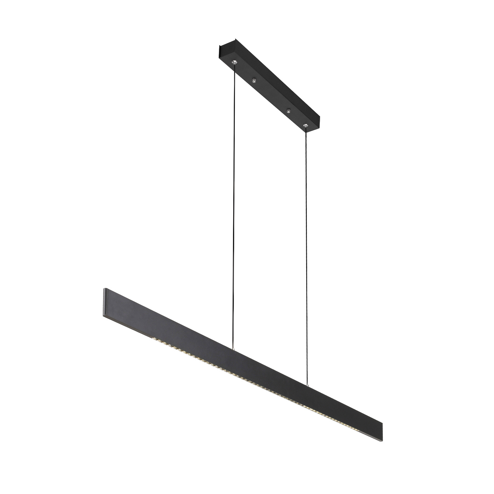 LED-Hängeleuchte Adina, schwarz, Metall, 3.000 K, up/down