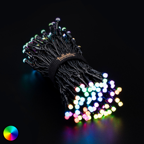 LED lichtketting Twinkly RGB, zwart