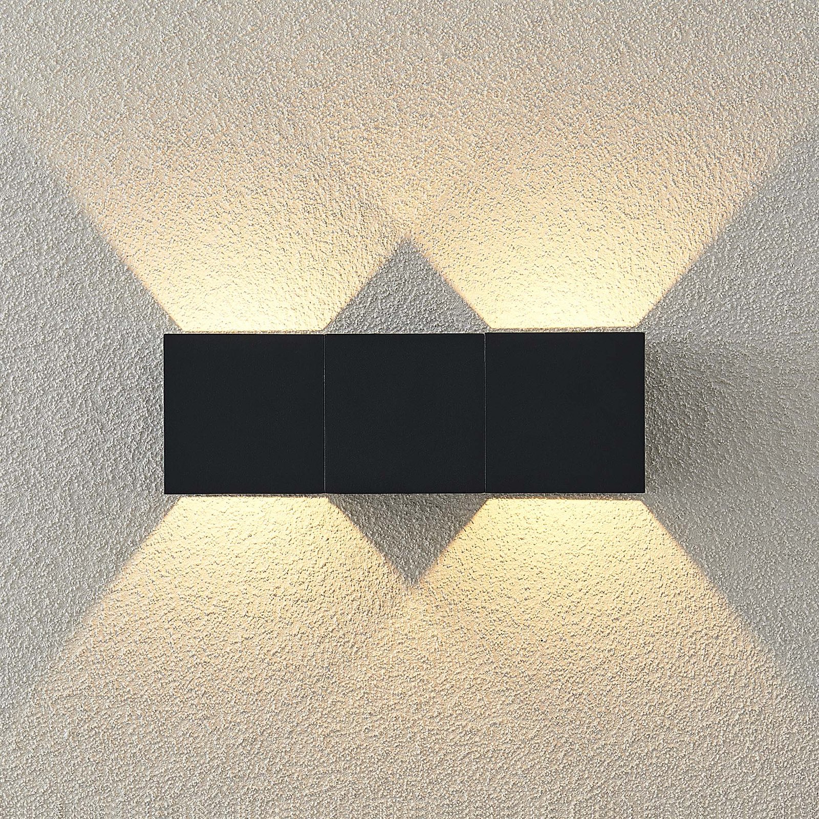 ELC Vanda LED outdoor wall light, anthracite