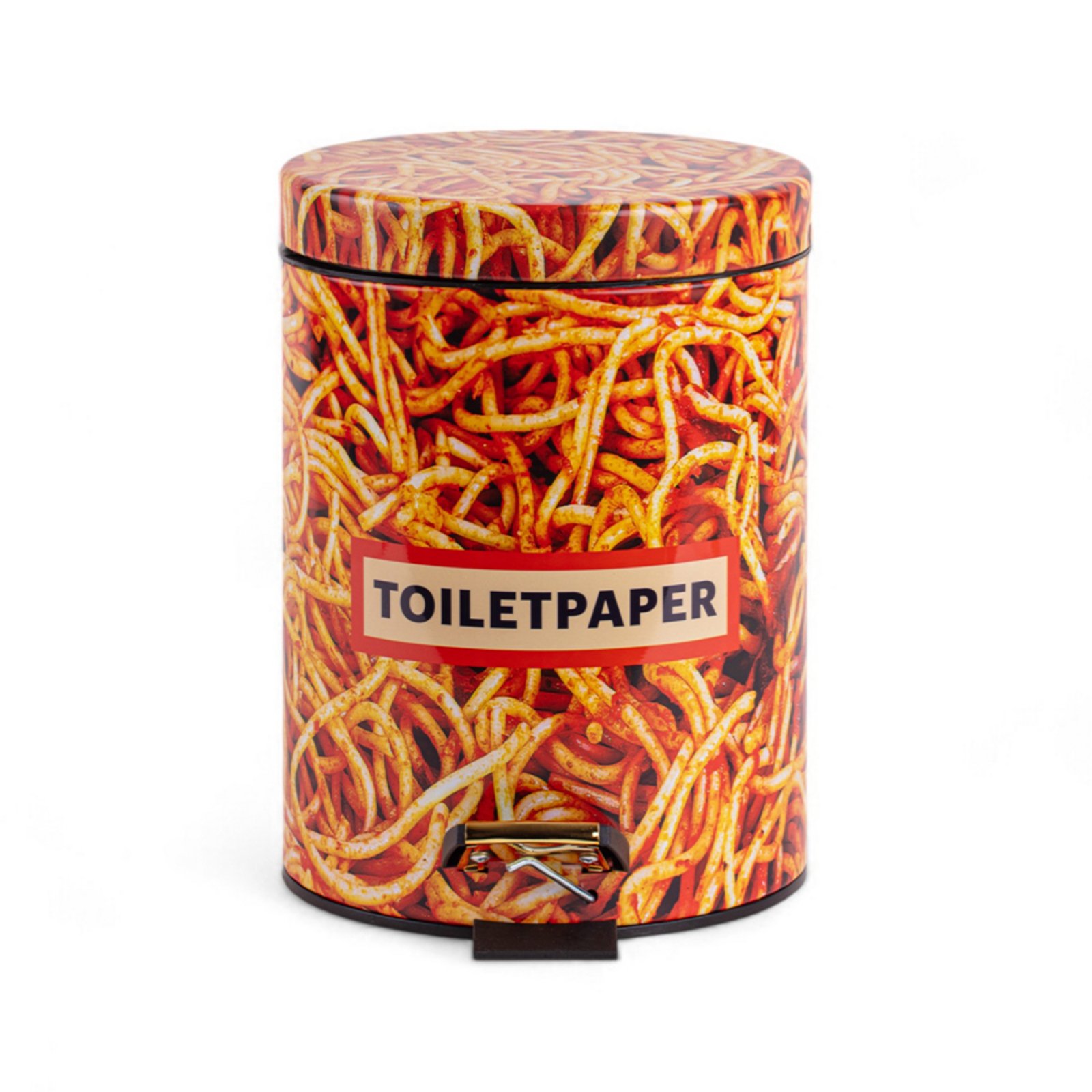 Spaghetti Toiletpaper Home Dustbin Ø20,5xH27,5 Multicolor - Seletti