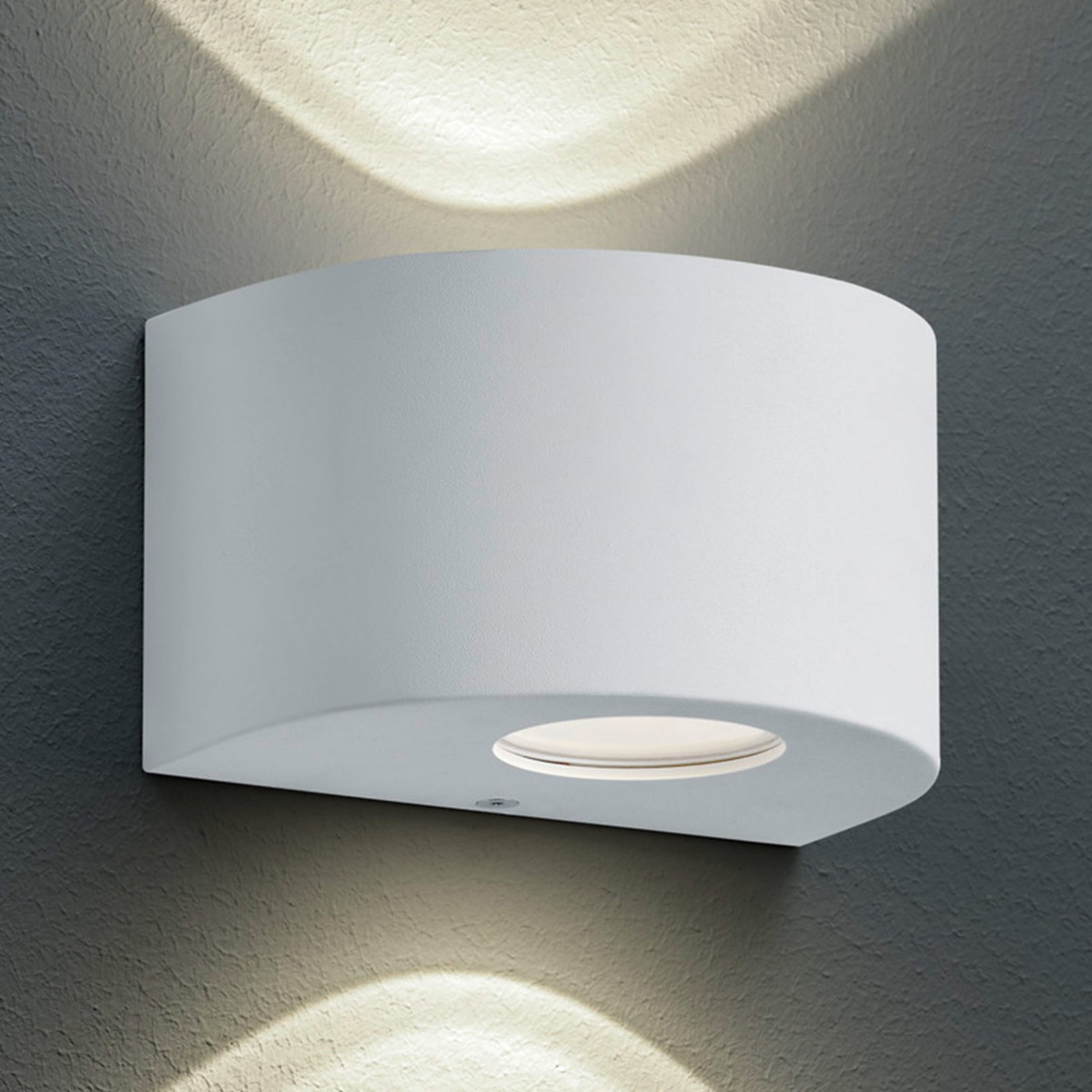 Ronde LED buitenwandlamp Rosario