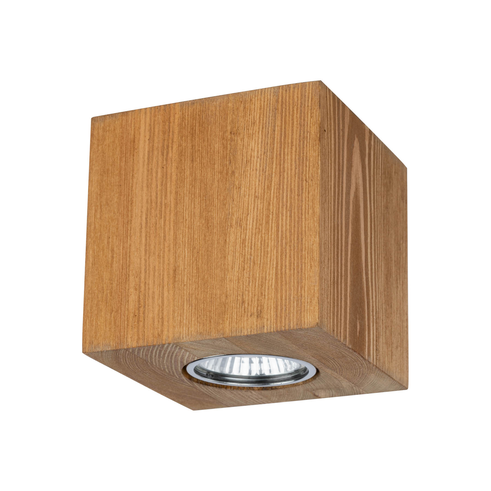 Envostar Tuni downlight, pine stained brown