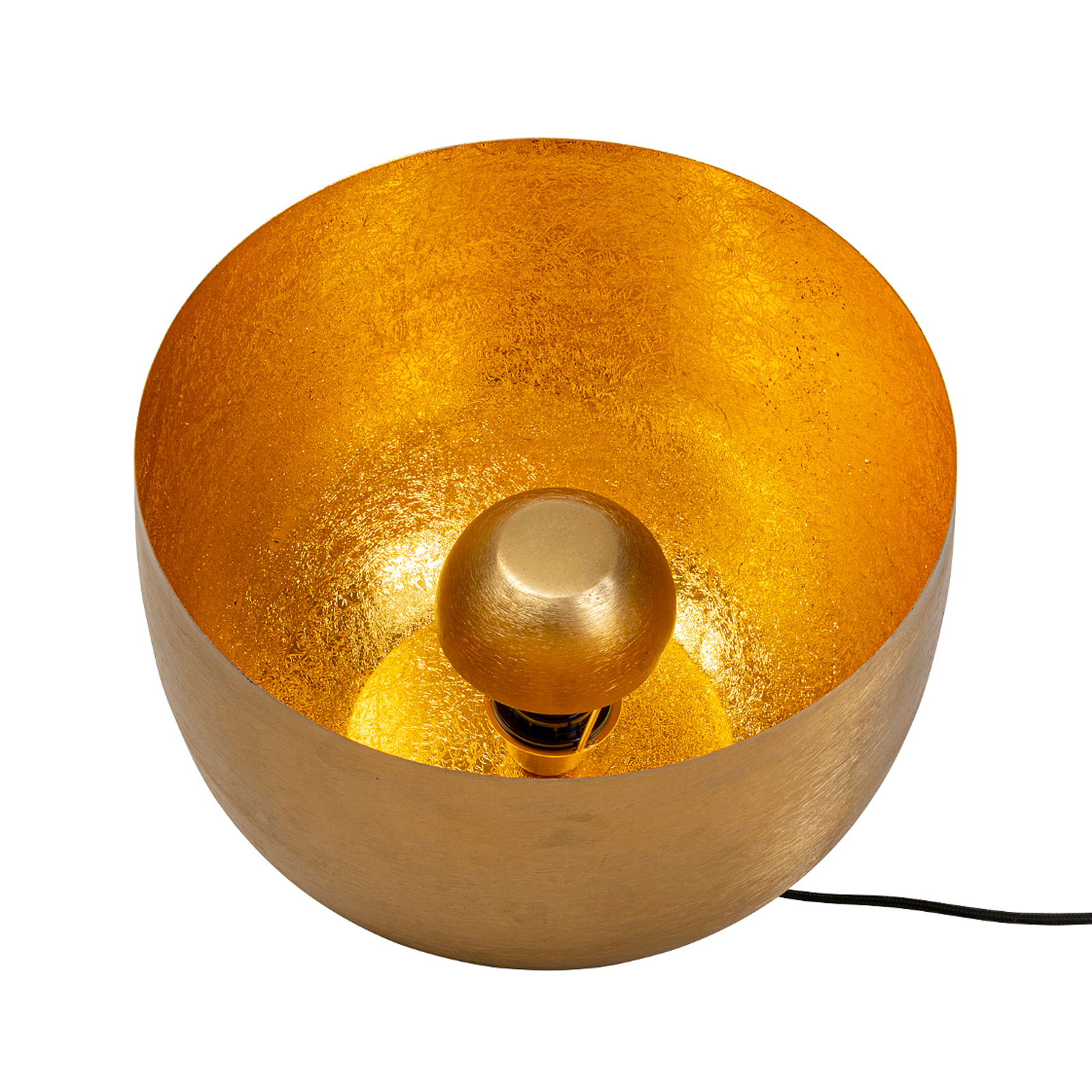 Stojacia lampa KARE Apollon, zlatá, Ø 35 cm